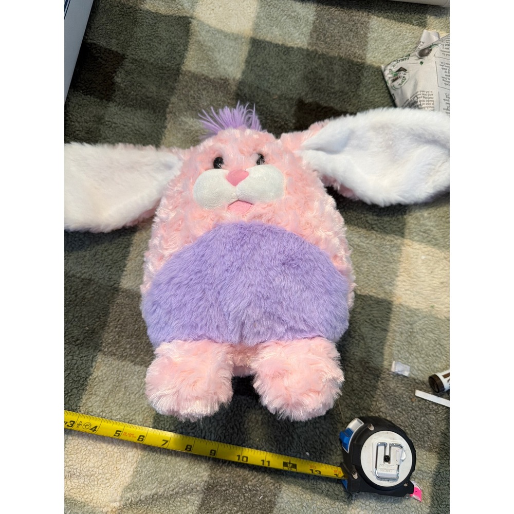 MTY International Pink Purple Bunny Plush Floppy Ear Stuffed Animal 12 inch 2022